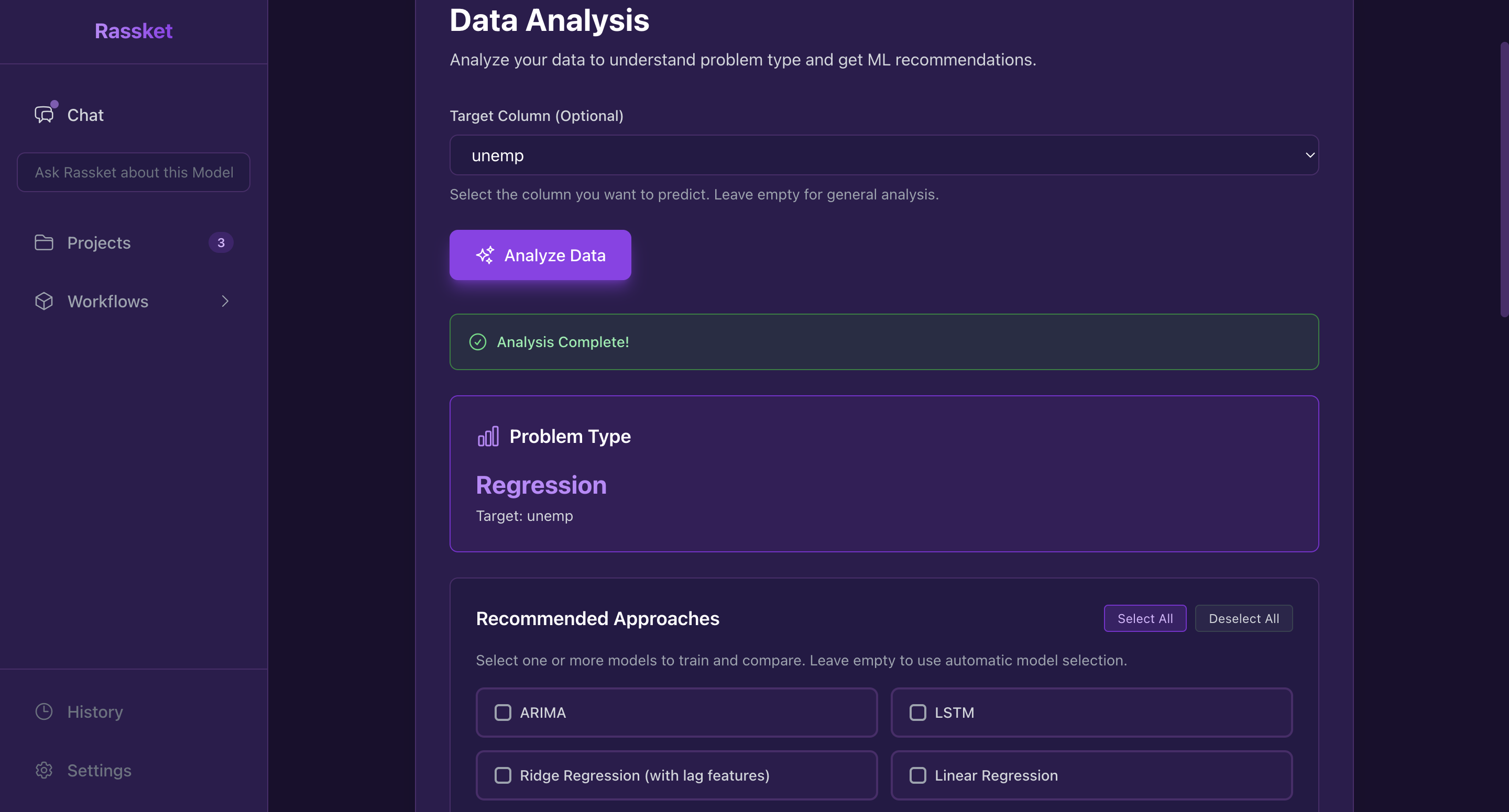 Upload complete with file details