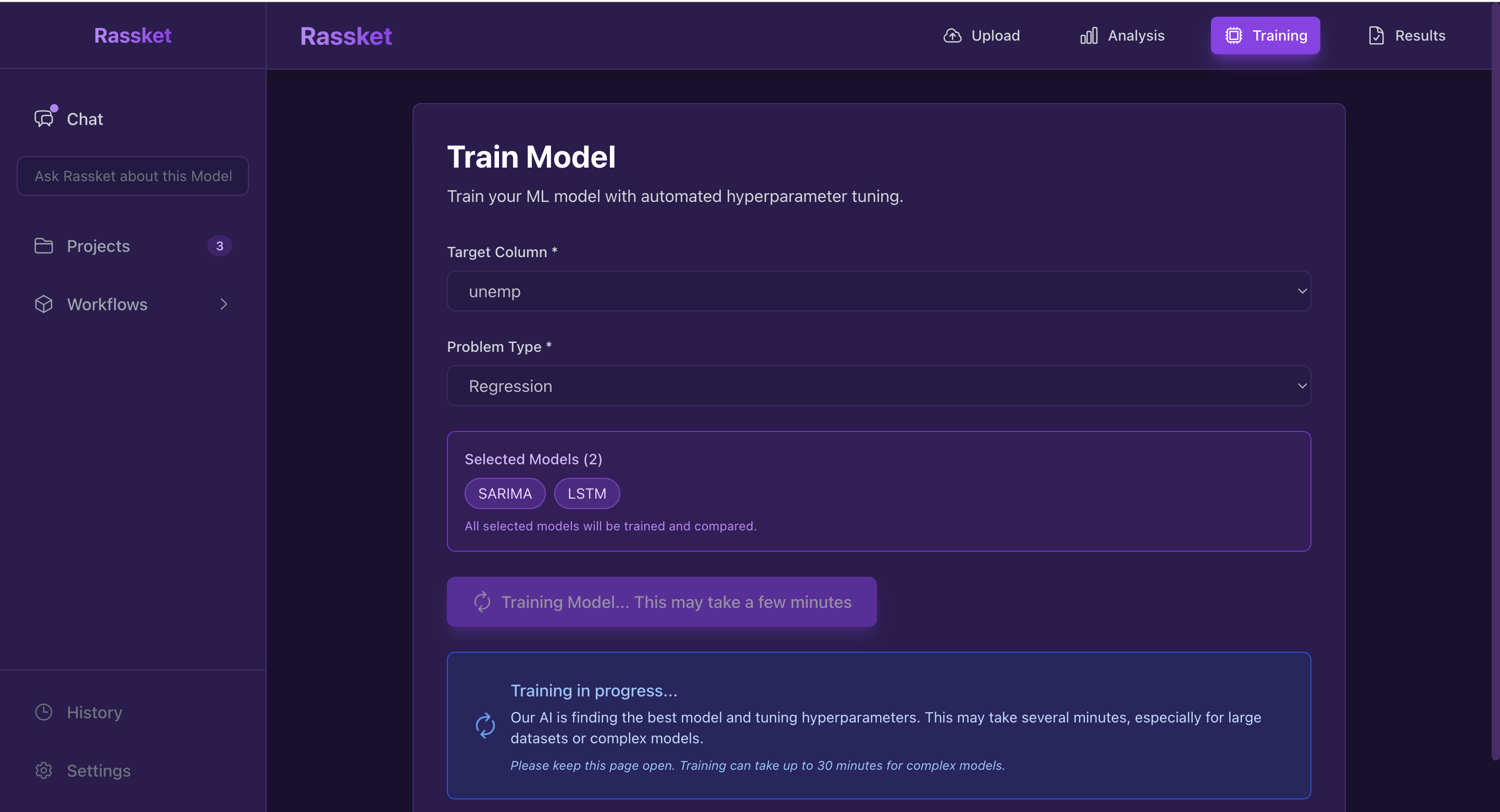 Problem type detection